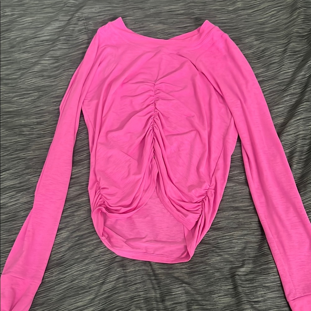 Free People Movement Bright Pink Long Sleeve